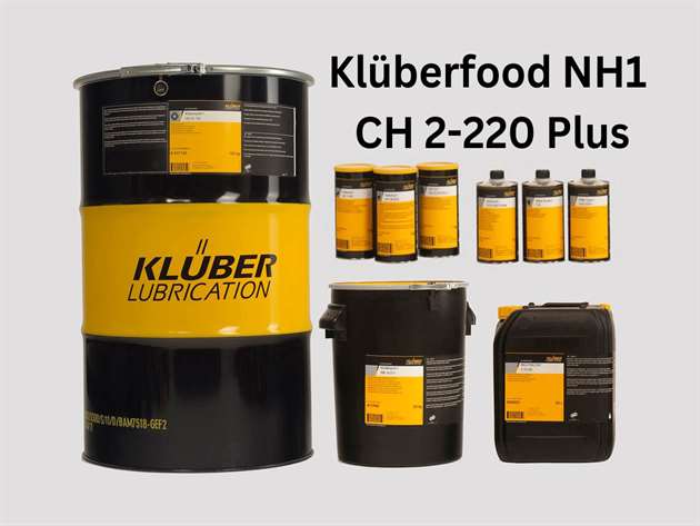 Ảnh Kluberfood NH1 CH 2-220 Plus: Dầu xích hiệu suất cao dùng trong chế biến thực phẩm