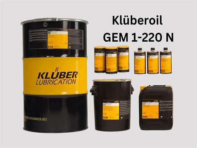 Ảnh Kluberoil GEM 1-220 N: Dầu bánh răng tải nặng dành cho ứng dụng công nghiệp