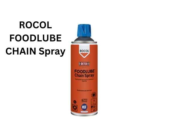 ROCOL FOODLUBE Chain Spray: Dầu bôi trơn cấp thực phẩm cho xích & băng tải