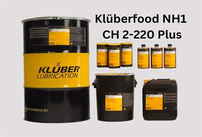 Kluberfood NH1 CH 2-220 Plus: Dầu xích hiệu suất cao dùng trong chế biến thực phẩm